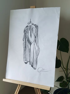 Life Drawing Draped Cloth